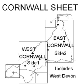 Cornwall Map area covered