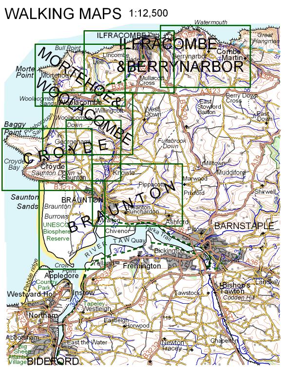 Croydecycle walking maps 1:12500