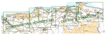 Walking Maps of Croyde & Georgeham and Mortehoe & Woolacombe: Areas Covered