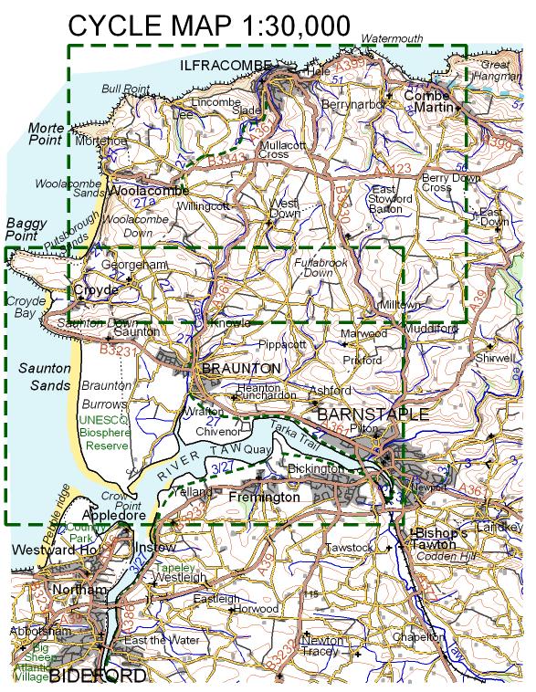 Croydecycle cycle maps 1:30,000